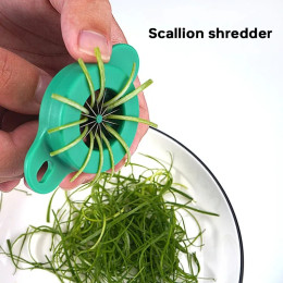 4/2 Green Onion Cutter Easy Slicer Shredder Plum Blossom Cut Green Onion Wire Drawing Superfine Vegetable Shredder Kitchen Tools