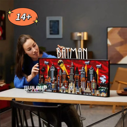 MINISO 2025 MOC 76271 анимированная серия Gotham City Skylines, строительный блок, модель сборки, игрушка для детей, подарок на день рождения, Рождество, сделай сам