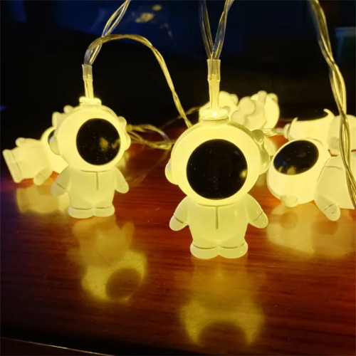 Рождественская гирлянда с астронавтом, USB фонари, работающие от батарейки, гирлянда для помещений, рождественские украшения для вечеринки 670