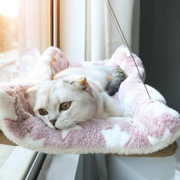 Гамак для кошек, домашний окунь, подвесное гнездо, сиденье для отдыха котенка, присоска, мытый матрас, подвесная кровать для котенка, товары для домашних животных