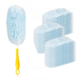 30 упаковок 360 наполнителей для пылесосов Swiffer, набор наполнителей Duty Duster, одноразовые наполнители для пылесосов с 1 ручкой