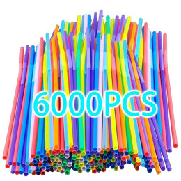 50-6000 шт. красочные и черные трубочки для питья, коктейльные соломинки для колы, соломинки для напитков, барная вечеринка, свадьба, кухня, верхняя соломинка, оптовая продажа