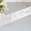 Белый пояс Baby In Bloom, пояс для мамы и беременности, украшение для детского душа, вечерние принадлежности, подарок для мальчиков и девочек, реквизит для фотосессии