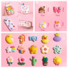 80 шт. Новинка Мультяшные животные Фрукты 3D наклейки Kawaii DIY наклейки на холодильник наклейки на чашки с водой стикеры коробка для файлов наклейка