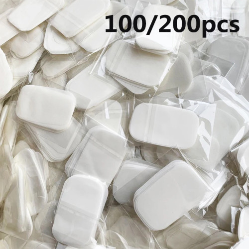 100/200 шт., мини-мыло для путешествий, одноразовая портативная мыльная бумага для мытья рук, ароматическое мыло, мыло для ванной комнаты, таблетки