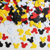 Disney 100 шт./1 упаковка, конфетти с Микки, вечерние тематические украшения, красочные конфетти с Микки Маусом, костюм на тему дня рождения, реквизит