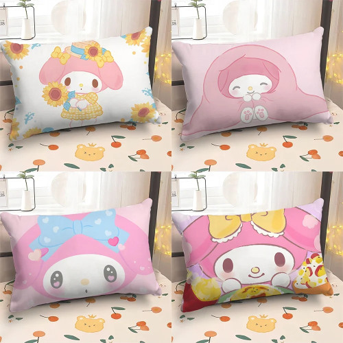 Милая наволочка с принтом Sanrio Melody, наволочка для сна, спальня, украшение для дома, диван, наволочка