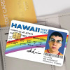 4 шт. Mclovin дебетовая карта кожаная наклейка водительские права кредитная карта наклейка защита и персонализированный банк EBT Metro Key Card