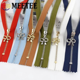 5 шт. Meetee 3 # Металлические молнии 15-30 см закрытые торцевые молнии для шитья сумок карман кошелек одежда молния Ремонтный комплект аксессуары