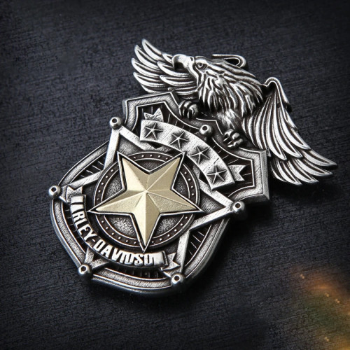 Значок «Локомотив» Летающий Орел Щит Орел Декоративная пряжка Conchos DIY Одежда Декоративные аксессуары