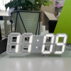 3D светодиодные цифровые часы, светящиеся модные настенные часы, многофункциональные креативные USB-разъемы, электронные часы, украшение для дома
