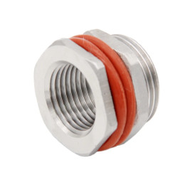 Бесшовная переборка из нержавеющей стали, 1/2 дюйма, NPT, уплотнительное кольцо из пищевого силикона для домашнего пивоварения