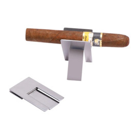 Складной органайзер для сигар Cohiba, держатель для сигар из нержавеющей стали, витрина для сигар, подставка, серебряные аксессуары для курения