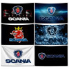 3x5 футов Scanias автомобильный флаг полиэстер цифровая печать баннер для украшения гаража или уличной двери