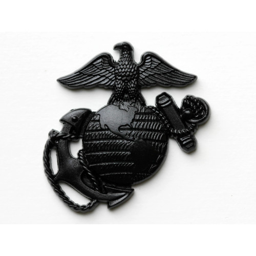 Металлическая наклейка-эмблема USMC, металлическая наклейка, значки, эмблема морской пехоты США, 2 шт.