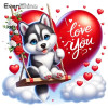 Evershine алмазная живопись собака животное мультфильм подходит для взрослых начинающих DIY Алмазная вышивка любовь сердце письмо ручная работа хобби