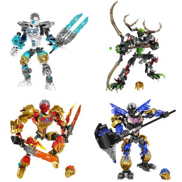 Bionicle Warriors Череп Фигурки Коллекция Строительные блоки Umarak Uxar Маска Master Storm Beast Аниме Кирпичи Игрушки Подарки для детей