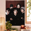 Классический гобелен My Chemical Romance Band, гобелен в стиле аниме, подвесной Таро, хиппи, рандомные настенные листы, аниме плакаты