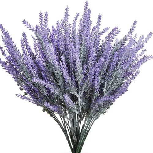 Фиолетовый искусственный букет цветов лаванды, искусственное растение для домашнего декора, сада, рождественские свадебные украшения, ваза, аксессуары для дома