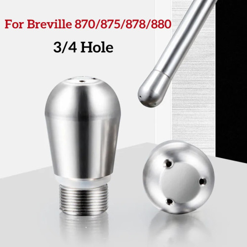 Для кофемашины Breville с 3-4 отверстиями, Паровая Форсунка для кофеварки, наконечник для вспенивания молока, аксессуары для замены пены