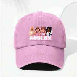 Детская бейсболка Roblox для мужчин и женщин, аниме-фигурки, шляпа от солнца, новая спортивная шляпа для взрослых на открытом воздухе, головной убор в стиле ретро, подарок, Лидер продаж