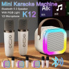 Bluetooth-динамик Популярный микрофон K12 Встроенный микрофон Открытый живой караоке Домашний Bluetooth-динамик Новый