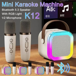 Bluetooth-динамик Популярный микрофон K12 Встроенный микрофон Открытый живой караоке Домашний Bluetooth-динамик Новый