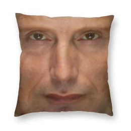 Mads Mikkelsen Hannibal Face наволочка с двусторонней печатью ТВ-шоу напольная наволочка для автомобиля наволочка на заказ домашний декор