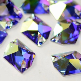 Стразы для шитья Crystal AB 3265 Cosmic, стеклянные стразы для одежды