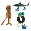 Tungtung Sahur Tralalelo Tralala Shark Shimpanzini Bananini Аниме Фигурка Коллекционная модель Гаражный комплект Игрушки в подарок