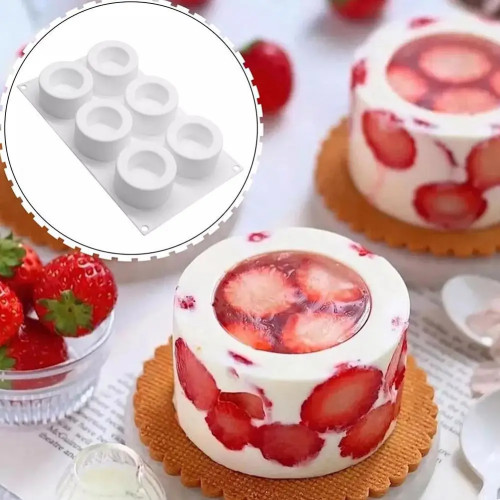 Силиконовая форма для выпечки, 6 звеньев