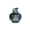 Эмалированная заколка «I'm dead inside брошь с дизайном «скелет» death Grim Reaper», аксессуар для Хэллоуина