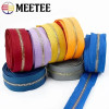 1-5 ярдов 5 #   Металлическая лента на молнии для одежды, открытые декоративные молнии от двора, сумка, куртка, ремонтные комплекты на молнии, аксессуары для шитья своими руками