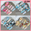 10 шт., Лидер продаж Sanrio Cinnamoroll Hello Kitty Kuromi, длинный гроб, короткие круглые накладные ногти, Mymelody, съемный дизайн ногтей ручной работы