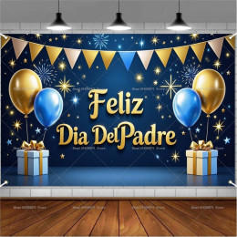 Feliz Día Del Padre испанский фон костюм галстук баннер семейный сбор сюрприз вечерние фон реквизит для фотостудии