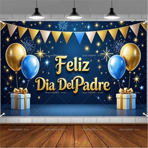 Feliz Día Del Padre испанский фон костюм галстук баннер семейный сбор сюрприз вечерние фон реквизит для фотостудии