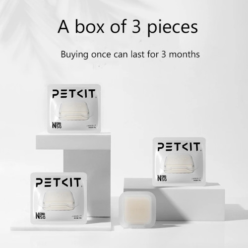 Дезодорант-кубик N50 для PETKIT Cat Litter Box PURA MAX, автоматическое расчесывание кошек, аксессуары для собак и кошек Petkit pura max