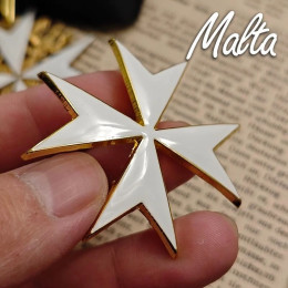Медаль мальтийского креста Рыцарь Святого Джона, Англия, Германия Коллекция Подарки для военных фанатов Мужчины и женщины