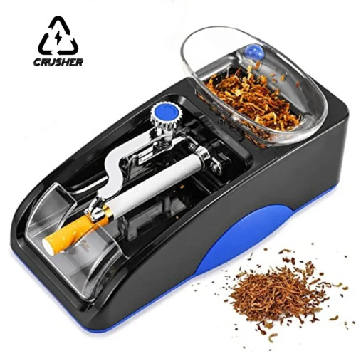 CRUSHER автоматическая машина для прокатки сигарет, мини-портативная машина для обертывания сигарет, роликовый инструмент, легко носить с собой, инструмент для курения своими руками