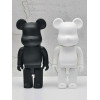Высокое качество 400% Bearbrick 28 см модель черного медведя, модное украшение, 3D модель «сделай сам», цветные куклы, детские игрушки, подарки на день рождения для детей