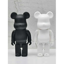 Высокое качество 400% Bearbrick 28 см модель черного медведя, модное украшение, 3D модель «сделай сам», цветные куклы, детские игрушки, подарки на день рождения для детей