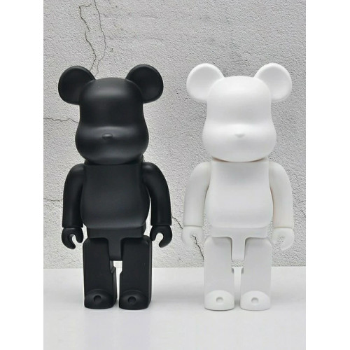 Высокое качество 400% Bearbrick 28 см модель черного медведя, модное украшение, 3D модель «сделай сам», цветные куклы, детские игрушки, подарки на день рождения для детей