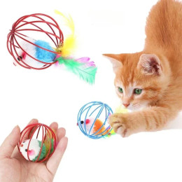 Игрушка для кошек, забавная клетка для домашних животных, котенок, играющая в мышь, крыса, мыши, клетка, игрушки, товары для домашних животных, разные цвета