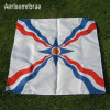 Флаг aerlxemrbrae 70*70 см, флаг под заказ, полиэстер, ассирийский флаг
