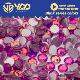 VDD 471 Blink-Raisin SS4-SS30 Высококачественные стеклянные стразы с кристаллами и плоской задней частью, новые камни для DIY, аксессуары для дизайна ногтей