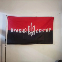 Флаг Украины Украина Слава героев Баннер Открытый Декор 90x150см Полиэстер