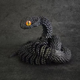 3D печатная змея, вращающаяся шарнирная змея, мобильность, имитация животного, модель, офисное украшение для рабочего стола, домашний декор, подарок для детей