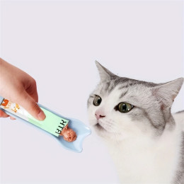 Товары для домашних животных, полоска для кошек, ложка-сжималка для кошек, лакомство для влажной кошки, жидкость для домашних животных, инструмент для кормления, кормушка для кошек