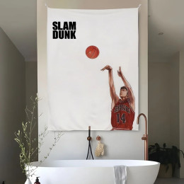 Классический японский гобелен с комиксами S-SLAM D-DUNK, идеально подходящий для дома и гостиной, декор для спальни, настенный художественный фон, баннер