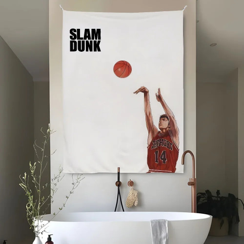 Классический японский гобелен с комиксами S-SLAM D-DUNK, идеально подходящий для дома и гостиной, декор для спальни, настенный художественный фон, баннер